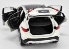 1:18 Scale White 2017 Diecast Infiniti QX30 Model