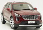 Dark Red 1:18 Scale Diecast 2022 Cadillac XT4 SUV Model