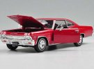 Red 1:24 Scale Welly Diecast Chevrolet Impala SS 396 Model