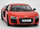 White / Red / Blue 1:18 Maisto Diecast Audi R8 V10 Plus Model