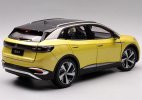 1:18 Scale Yellow / Red Diecast 2021 VW ID.4 X SUV Model