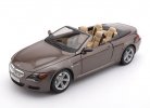 Wine Red / Brown 1:18 Scale MaiSto Diecast BMW M6 Cabrio Model