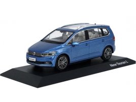 Blue / Brown 1:43 Scale Diecast VW New Touran L Model