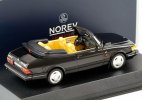 1:43 Black NOREV Diecast 1992 Saab 900 Turbo 16 Cabriolet Model