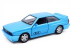 Kids 1:36 Scale Red / Blue Diecast 1980 Audi Quattro Car Toy