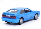 Kids 1:36 Scale Red / Blue Diecast 1980 Audi Quattro Car Toy