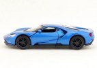 Kids Welly Blue 1:36 Scale Diecast 2017 Ford GT Car Toy