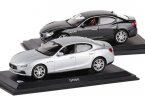 Silver / Brown / Black 1:43 Scale Diecast Maserati Ghibli Model