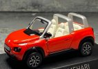 1:43 Scale Blue / Orange NOREV Diecast Citroen E-Mehari Model