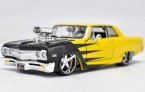 Maisto Yellow-Black Diecast 1965 Chevrolet Malibu SS Model