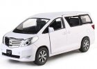 White / Black Kids 1:27 Scale Diecast Toyota ALPHARD Toy