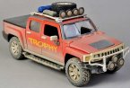 Red 1:26 Scale Old Style MaiSto Diecast Hummer H3T Pickup