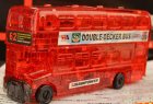 Red / Yellow DIY Plastics London Double Decker Bus Toy