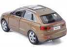 White / Orange / Brown 1:32 Scale Kids Diecast Audi Q3 Toy