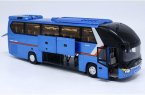 Wine Red / Blue 1:38 Scale Die-Cast King Long Bus Model