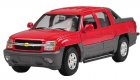 Red / Black 1:24 Welly Diecast Chevrolet Avalanche Pickup Model