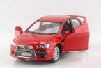 Red / White/ Yellow / Blue Diecast Mitsubishi Lancer Evolution X