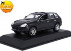 1:43 Scale White / Black Diecast Porsche Cayenne S Model