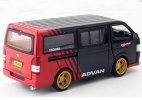 1:32 Scale Black Kids Diecast Toyota Hiace H200 Van Toy