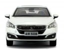 1:18 Scale Black / White Diecast Peugeot 508 Model