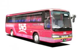 Red 1:76 Scale CMNL Die-Cast Hino JR Single-Decker Bus Model