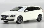 1:18 Scale White / Blue Diecast Volvo V60 Model