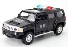1:43 Scale Black Police Kids Diecast Hummer H3 Toy