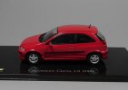 Red 1:43 Scale IXO Diecast 2000 Chevrolet Celta 1.0 Model