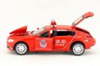 1:32 Scale Red Kids Fire Engine Diecast Bugatti Galibier Toy
