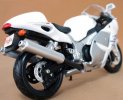 1:12 Scale White / Golden / Blue MaiSto Suzuki GSX 1300R Motor