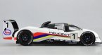 White 1:18 Scale NOREV Diecast Peugeot 905 Model