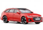 Kids Black / Red / Gray 1:32 Scale Diecast Audi RS6 Avant Toy