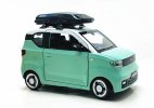 1:24 Blue / Pink / Yellow Diecast Wuling Hongguang MINI EV Toy