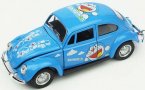 Kids Blue 1:38 Scale Doraemon Diecast VW Beetle Toy