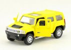 Red / Yellow 1:43 Scale Kids Diecast Hummer H3 Toy