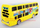 Kids Yellow Angry Birds Theme Electric Double-Deck Bus Toy