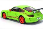 White / Green / Black Kids 1:32 Diecast Porsche 911 GT3 Toy