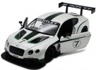 Bburago 1:24 White Diecast Bentley Continental GT3 Model