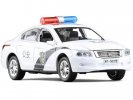 White Kids 1:32 Scale Police Diecast Honda Accord Toy