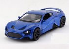 Kids 1:32 Scale Red / Blue / Yellow Diecast Zenvo ST1 Toy