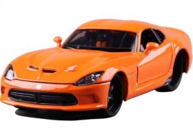 Orange 1:24 Scale Diecast 2013 Dodge SRT Viper GTS Model