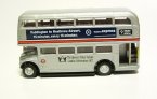 1:150 Mini Scale Red / Silver Oxford London Double-decker Bus