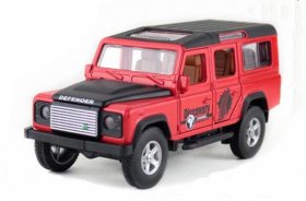 Kids Red /Orange /Black /White Diecast Land Rover Defender Toy