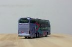 Purple 1:87 Scale Neoplan Skyliner Robbys Reisen Tour Bus Model