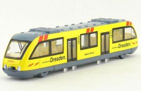 Yellow Kids Diecast Dresden City Train Express Toy