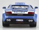 Blue 1:24 Scale Police Diecast Lamborghini Gallardo Model