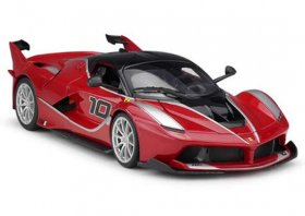 Red / Yellow 1:18 Scale Bburago Diecast Ferrari FXX K Model