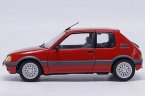 1:18 Scale NOREV Red Diecast 1991 Peugeot 205 GTI Model