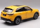 1:18 Scale Yellow / Blue Diecast 2022 Honda ZR-V SUV Model