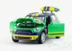 1:32 Green FIFA World Cup Diecast Mini Cooper COUNTRYMAN Toy